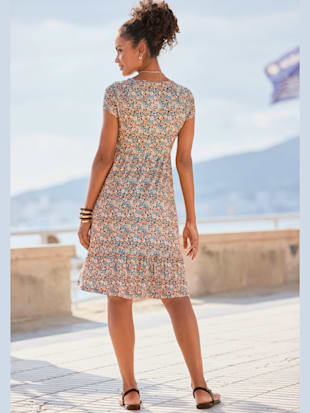 Robe en jersey encolure en v