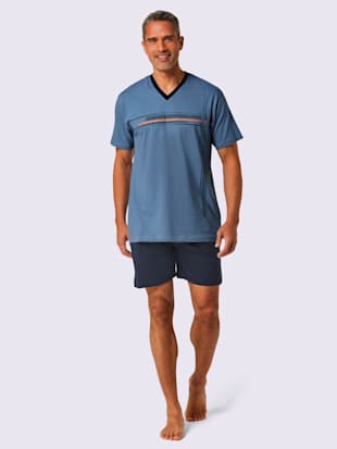 Pyjama court jersey fin