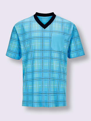 Pyjamas courts jersey fin