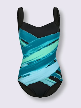 Maillot de bain aspect croisé coloré (Image 3)