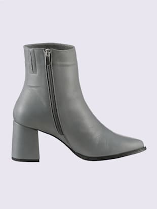 Bottines dessus cuir vachette véritable