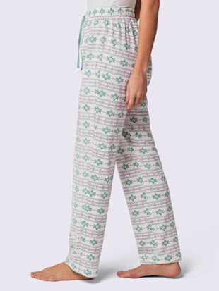 Pyjama-pantalon jersey fin