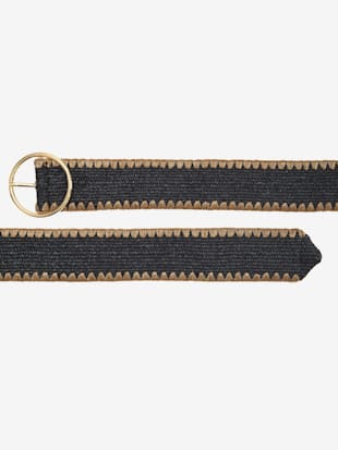 Ceinture élastique avec boucle dorée