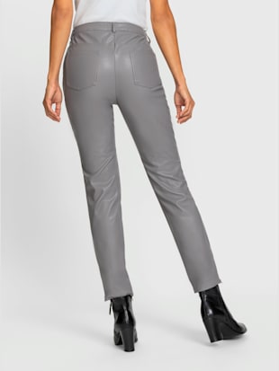 Pantalon femme effet cuir