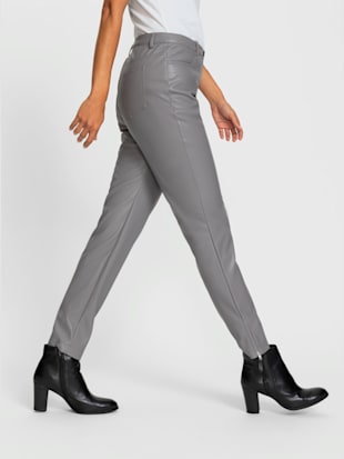 Pantalon femme effet cuir