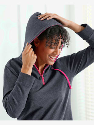 T-shirt long matière sweat (Image 5)