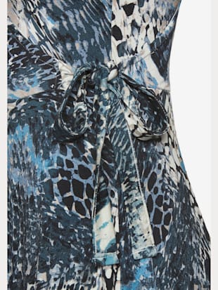Robe en jersey encolure en v dégagée, effet cache-cœur (Image 6)