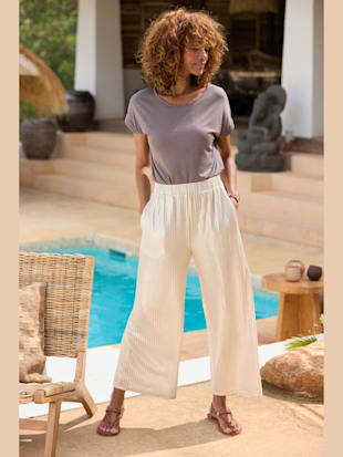 Pantalon ceinture élastique agréable (Image 4)