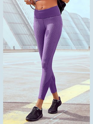 Leggings fonctionnels legging performance au design nid d'abeille ton sur ton