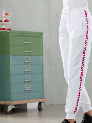 Pantalon de loisirs séchage rapide - blanc-fuchsia - 52 - WITT