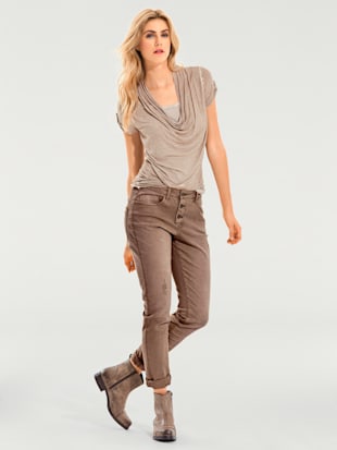 Pantalon boyfriend coupe droite