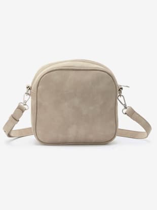 Sac à main tendance avec bandoulières amovibles et réglables : 1x avec broderie tendance, 1x unie (Image 3)