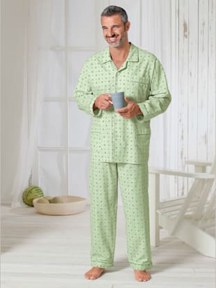 Pyjama qualité finette tissée, grattée à l'intérieur