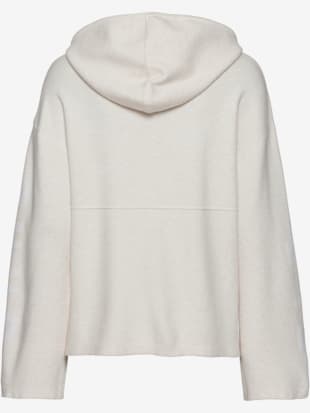 Sweat à capuche en tricot doux et élastique