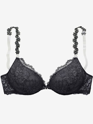 Soutien-gorge push-up féminin avec dentelle florale