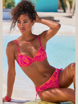 Maillot de bain à armatures bord crocheté contrasté (Image 1)
