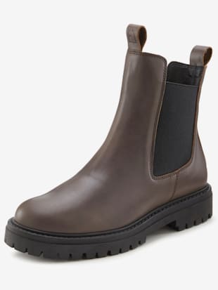 Bottines chelsea tendance en cuir de qualité, très confortables