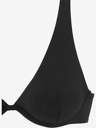 Haut de maillot de bain à armatures coloris uni tendance (Image 3)