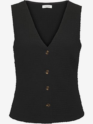 Gilet de costume encolure en v dégagée (Image 4)