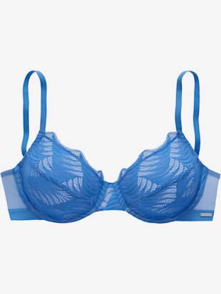 Soutien-gorge à armatures tendance (sans garnissage) en dentelle graphique originale