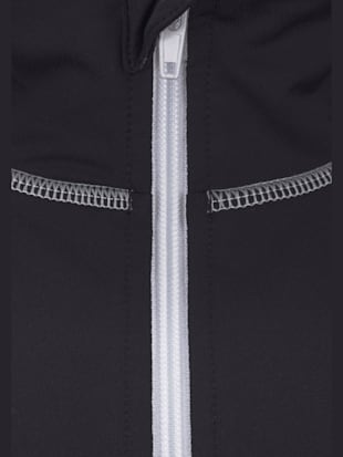 Veste de sport veste glissière avec coutures contrastées tendance