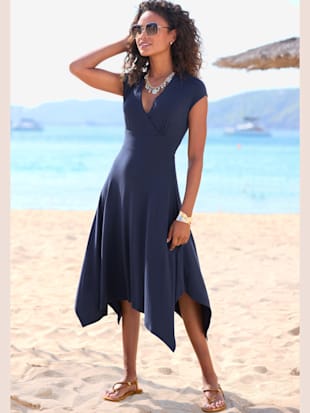 Robe d'été encolure en v effet cache-cœur (Image 2)