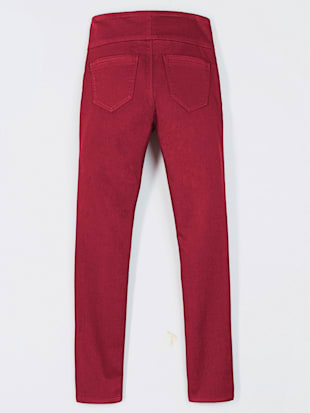 Pantalon avec ceinture large élastique et poches (Image 4)