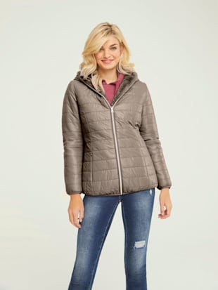 Veste en fausse fourrure à capuche