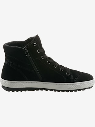 Bottines à lacets avec deux glissières