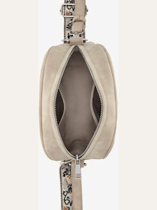 Sac à main tendance avec bandoulières amovibles et réglables : 1x avec broderie tendance, 1x unie (Image 5)