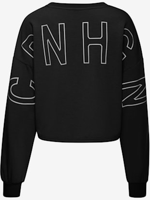 Sweatshirt raccourci avec mancherons (Image 5)