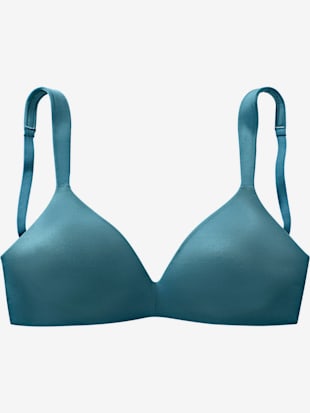 Soutien-gorge doux et basique (sans armatures) avec coques préformées sans coutures au garnissage léger