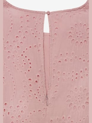 Robe en dentelle robe d'été sans manches avec broderie ajourée (Image 2)