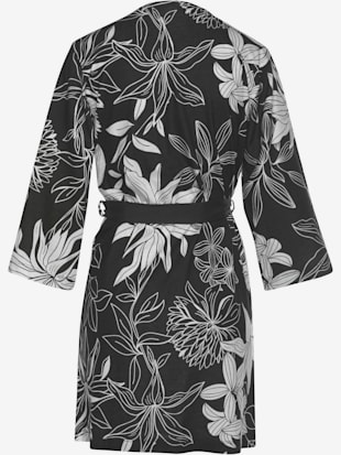 Kimono court à imprimé floral