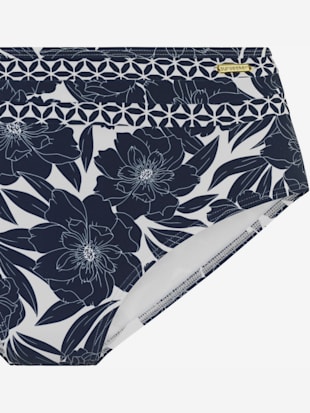 Slip de bain imprimé floral tendance contrasté (Image 3)