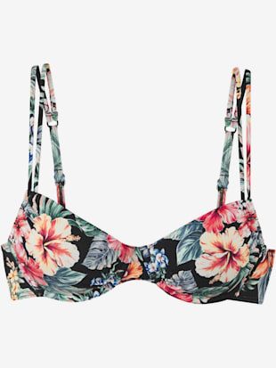 Haut de maillot de bain à armatures imprimé floral : chaque pièce est unique (Image 2)