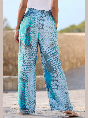 Pantalon ceinture à nouer élastique et fixe (Image 3)