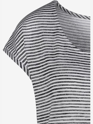 T-shirt à manches courtes rayures tendance (Image 4)