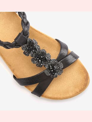 Sandales empiècement extensible et brides élastiques pour un confort optimal