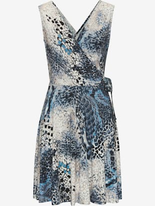 Robe en jersey encolure en v dégagée, effet cache-cœur (Image 4)