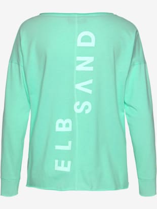 T-shirt manches longues large encolure ronde