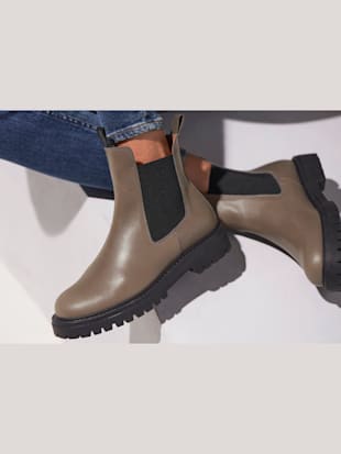 Bottines chelsea tendance en cuir de qualité, très confortables