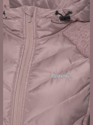 Doudoune manteau matelassé avec tricot polaire doux aux manches