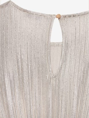 Robe d'été matière avec fils brillants couleur or (Image 5)