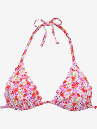 Haut de bikini triangle bords ondulés au laser (Image 2)