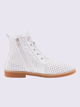 Bottines à lacets cuir nappa de vache