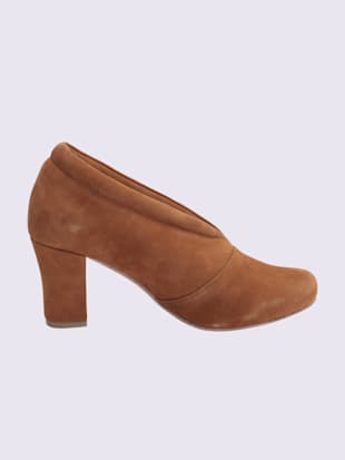 Escarpins cuir velours chèvre doux