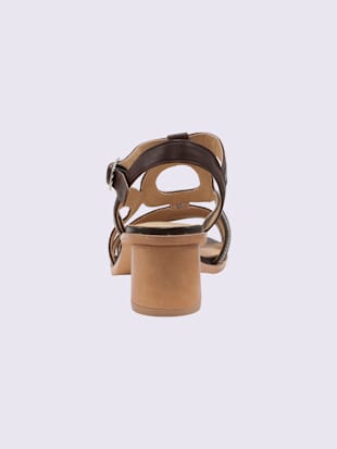 Sandales cuir nappa de vache
