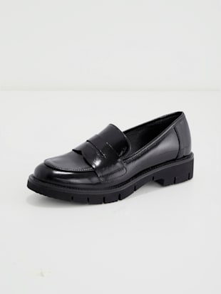 Trotteurs cuir de vache légèrement brillant