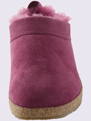 Chaussons cuir d'agneau souple